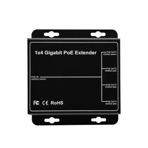 1~4포트 PoE 익스텐더 스위치 90W 1000Mbps 리피터 IEEE802.3af/at/bt 호환 IP 카메라 NVR 플러그 앤 플레