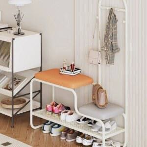 현관 벤치 의자 등받이없는쇼파 라이트 스 캡슐디자인 수입 수납 좁은거실소파 컬러