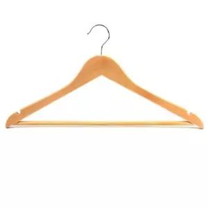 두꺼운 나무 옷걸이 원목 양복 매장 상의 옷장정리 (WFKBQSA)