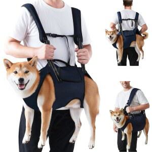 대형견을 위한 나스잭 개 리프트 - 조절 가능한 스트랩과 손잡이가 있는 전신 슬링 , 부상 관절염 장애인 중형 지지 백팩,