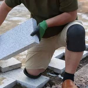 야외 작업 무릎 보호대 미끄럼방지 밭일 청소 방수 (WFKBQWX)