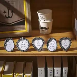 엔틱 탁상용 미니 사진 액자 클래식 빈티지 5개 (KYR-WE405D5)