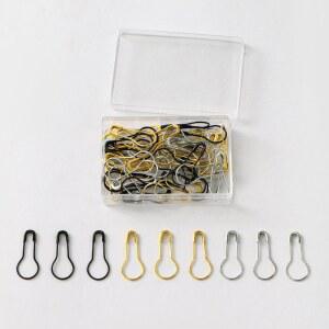 다채로운 호리병 모양 브로치 DIY 버클 안전핀 가벼운 바느질 히잡 금속 액세서리 스카프