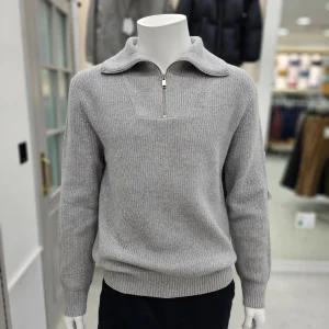 [인디안]롱터틀 하프집업 니트 스웨터 MUOBF3W930104_SH