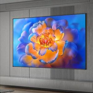 CLR스크린 100인치 초대형 빔 여행 벽에 회색 액자형 밝은곳에서 와이드