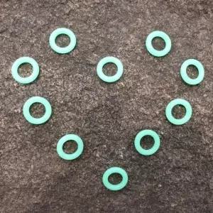 텐트핀용 단조팩링 팩야광링 10P 야광링 실리 (WFKBMMF)