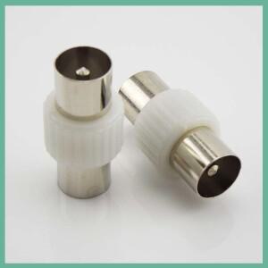 안테나 TV RF 동축 플러그 커넥터 어댑터 B6 용 2pcs 남성-남성/여성-여성 잭