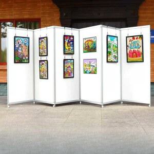 사진 전시대 접이식 예술 스튜디오 이젤 스탠드 작품