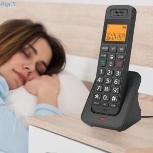 호환 D1018 홈 전화 무선 이중 핸드셋 폰을위한 집사무실 r2lb