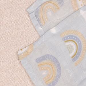 무라식 6060cm 5Pcs 세트 다용도 먹이 트림 천 수건   대나무 면화 모슬린 담요 아기