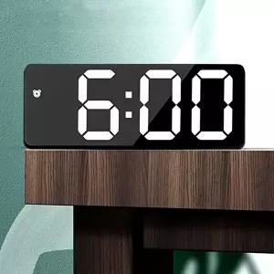 LED 인테리어 탁상 알람시계 스누즈 달력 온도표시 (KYR-W99FE65)