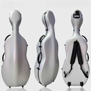 탄소섬유 첼로 케이스 3kg 1/2 클래식 바이올린 보관함 가방