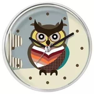 흡착시계 다용도 캐릭터 방수시계 CN-849CC부엉이C (KYR-W2B05C7)