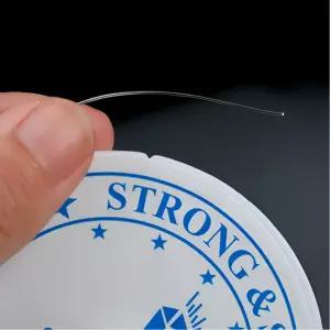 비즈 0.4mm 우레탄줄 우레탄실 투명실 투명 10개 공예 투명사 탄성실