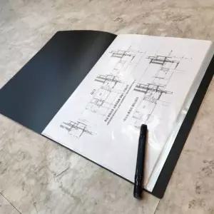 20매 클리어파일 화일 a3 사이즈 대형 사무실 학교 그