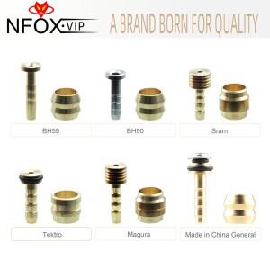 오일 브레이크 올리브 헤드 바늘 구리 슬리브 BH90 파이프 절단 Magula AVID 자전거 액세서리 부품 Xod Goo