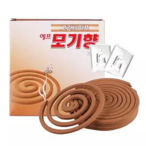 그린세이프 에프 모기향 10매 무색소 황색 받침2개 황색 무색소 무색 해충