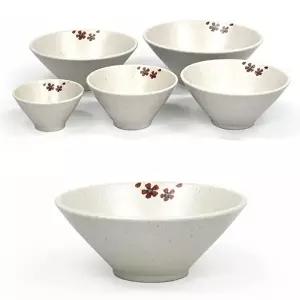 [조르지오]멜라민 CR87EO03 한정식 대접 후식 면기 면그릇 16.4cm 7호