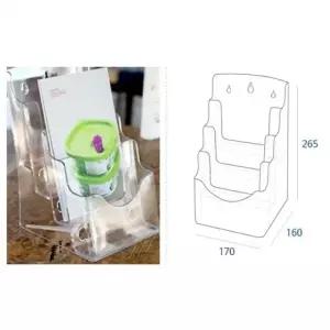 책자보관 7155모델 A5카다로그꽂이 문서정리 4단책자보관함 (WFKC61M)