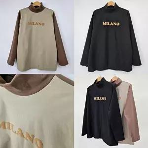 [셀러허브 패션]위쉬몰 IR 라노폴라배색스판긴팔티(T551H601) 빅사이즈