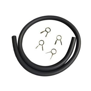 연료 탱크 가스 라인 호스(클립 4개 포함) 교체 액세서리 150cc 바이크 오토바이용 신뢰할 수 있는 조립 오
