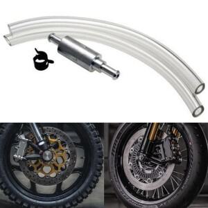 바이크 오토바이 자동차 클러치 브레이크 블리더 키트 단방향 체크 밸브 튜브 블리딩 도구