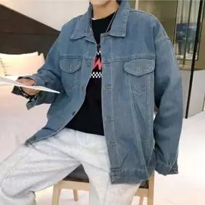 [하프클럽/]오버핏청자켓 남성 청자켓 스트릿패션 데님자켓 캐주얼