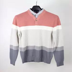 [브렌우드]남성 셔츠레이어드 이노버 니트 핑크