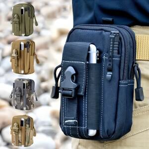 남자 서바이벌 도구 밀리터리 허리 가방 야외 스포츠 다리 러닝 휴대 전화 케이스-다기능 옥스포드 호환 헝