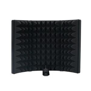 마이크 절연 쉴드 삼중 방음 기능을 갖춘 접이식 팟캐스트 노래 및 방송