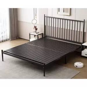 침대 철제 프레임 심플 더블 베드 조립식 받침대 매트리스