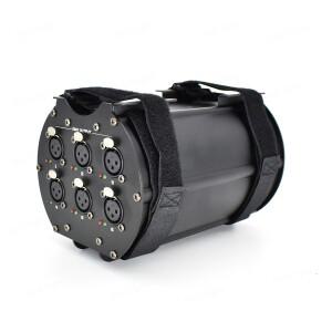 DMX512 신호 분배기 원형 DMX 6방향 증폭기 1개의 입력 및 6개의 출력 별도의 절연 RDM