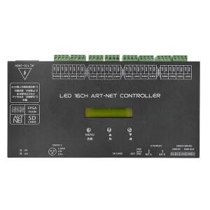 GC-5016 Artnet-Pixel(spi/dmx) LED 컨트롤러 오프라인 독립형 플레이어  16X1024 픽셀  SD 카드  dmx512