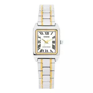 여성 Analog Square 메탈 손목 시계(LTP V007SG 9BUDF)