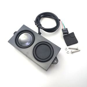 스피커 호환 내장 컴퓨터 케이스 데스크탑 USB 사운드 카드 마더보드 9 핀 플매트 카펫 러그 서브우퍼 5 와