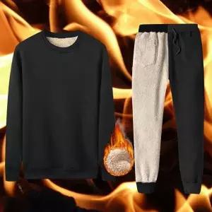 [하프클럽/]남자 기모트레이닝복 맨투맨 셋트 위아래 따듯 동절기