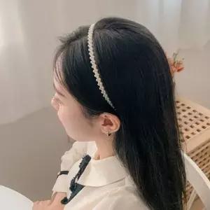 [하프클럽/]머리띠 꼬임 진주 헤어 펄 밴드