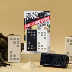 애경 탈취탄 숯  베이킹 냉장고 듀얼 탈취제 55g x 2개 악취제거