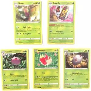 뷰티풀리 더스톡스 008/196 로스트 오리진 - 포켓몬 에볼루션 카드 5세트 NM