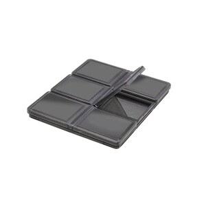 Acuvar 12 슬롯 SD / SDHC 메모리 카드 하드 플라스틱 케이스 u2013 내구성 ABS 휴대용 보관함 정리함, 사진작가용 보호 쉘 케이스, 충격 방지 및 방수 기능