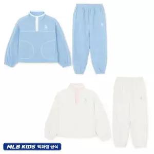 갤러리아 (S2B26)MLB키즈 걸스 폴라플리스 맨투맨 세트(7FS2B2656)