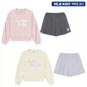 갤러리아 [MLB키즈] 여아 애슬레져 맨투맨 세트(7FS2A0361)