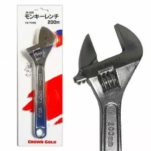 몽키스패너 골드 200mm 볼트너트 크롬 (WFKCUPT)