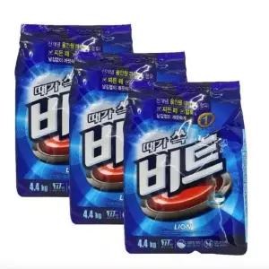 3묶음 대용량세탁용세제 3묶음세탁세제 4.4kg 비트세제4.4kg (WFKC3T5)