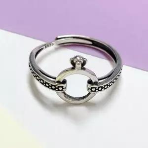 순은반지 925실버 크라운 써클 프리사이즈 925실버써클 (WFKC5O8)