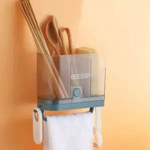 고품질 다용도 블루 벽걸이다용도보관함 블루수저케이스 다용저통 (WFKDJCQ)