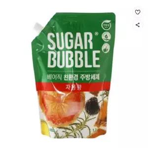 슈가버블 베이직 친환경 주방세제 자몽향 1.2L