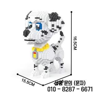 알았습니다 빌드 달마시안 애완 동물 모델 마이크로 미니  장난감 이상적인 축제 선물 장식 항목 교육 및