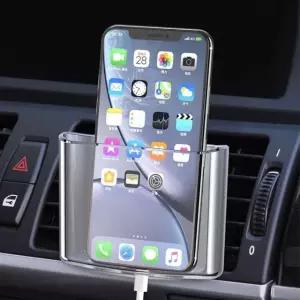 휴대폰거치대 자동차수납함 차량용클리어포켓 맑은가방 (WFKC3X3)