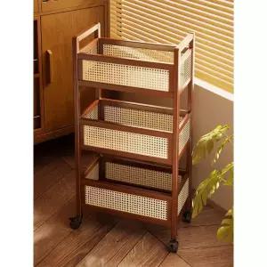 가방정리함 트롤리 라탄 바퀴 틈새 소품 사무실 카트